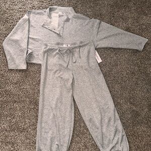 Women's Heather Gray Pajama Set
